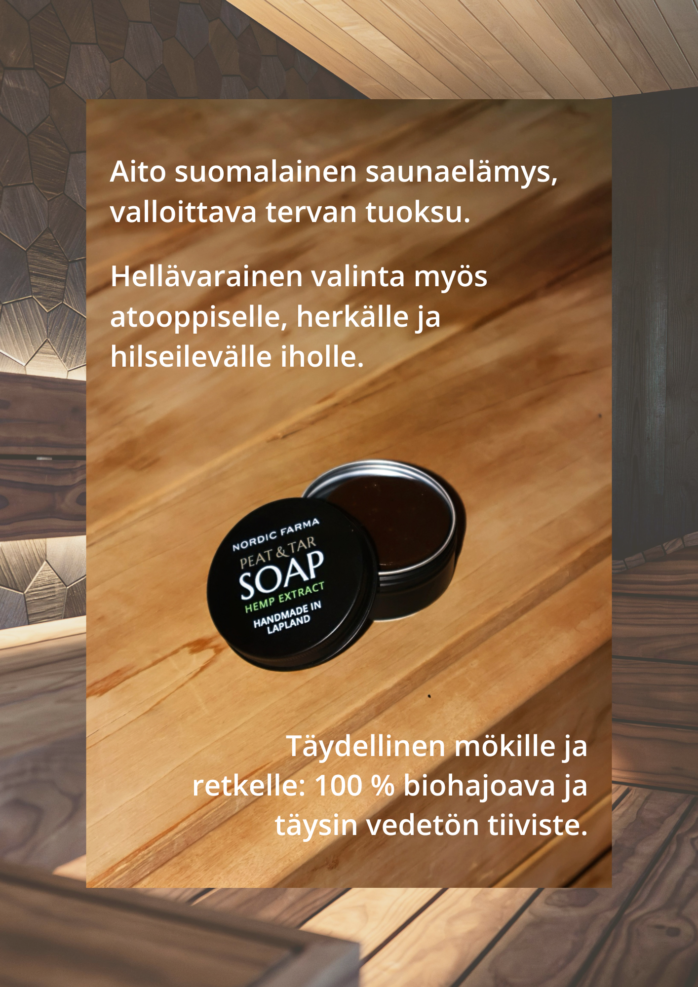 Peat & Tar Soap (Turvetervasaippua)