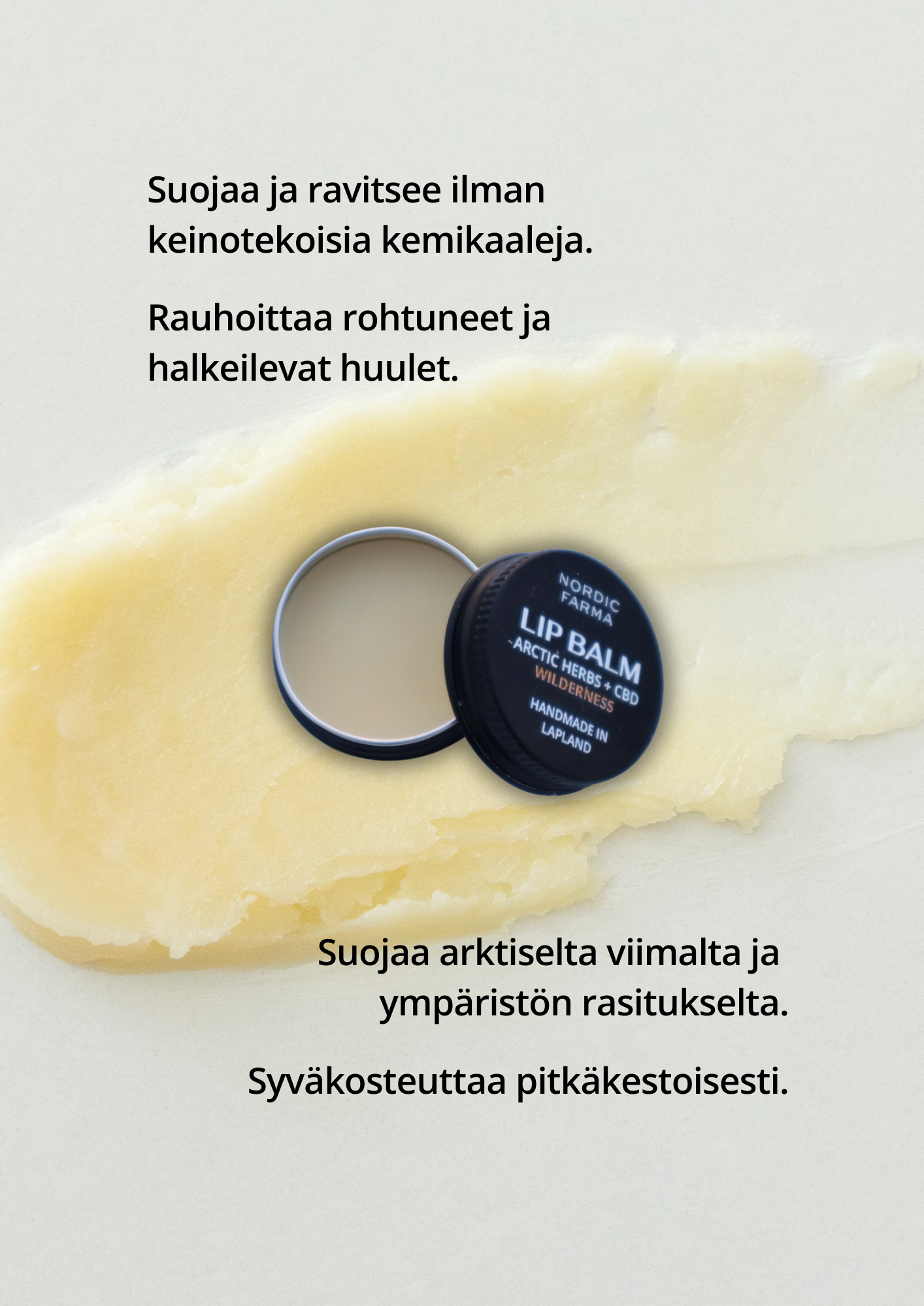 Wilderness Huulivoide - Arktiset yrtit & CBD